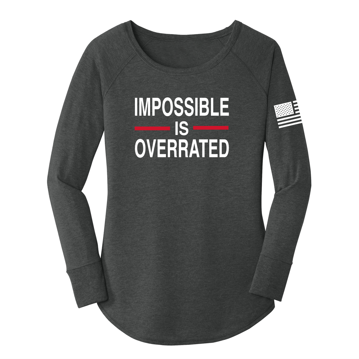 IMPOSSIBLE IS OVERRATED-Women's Shirts