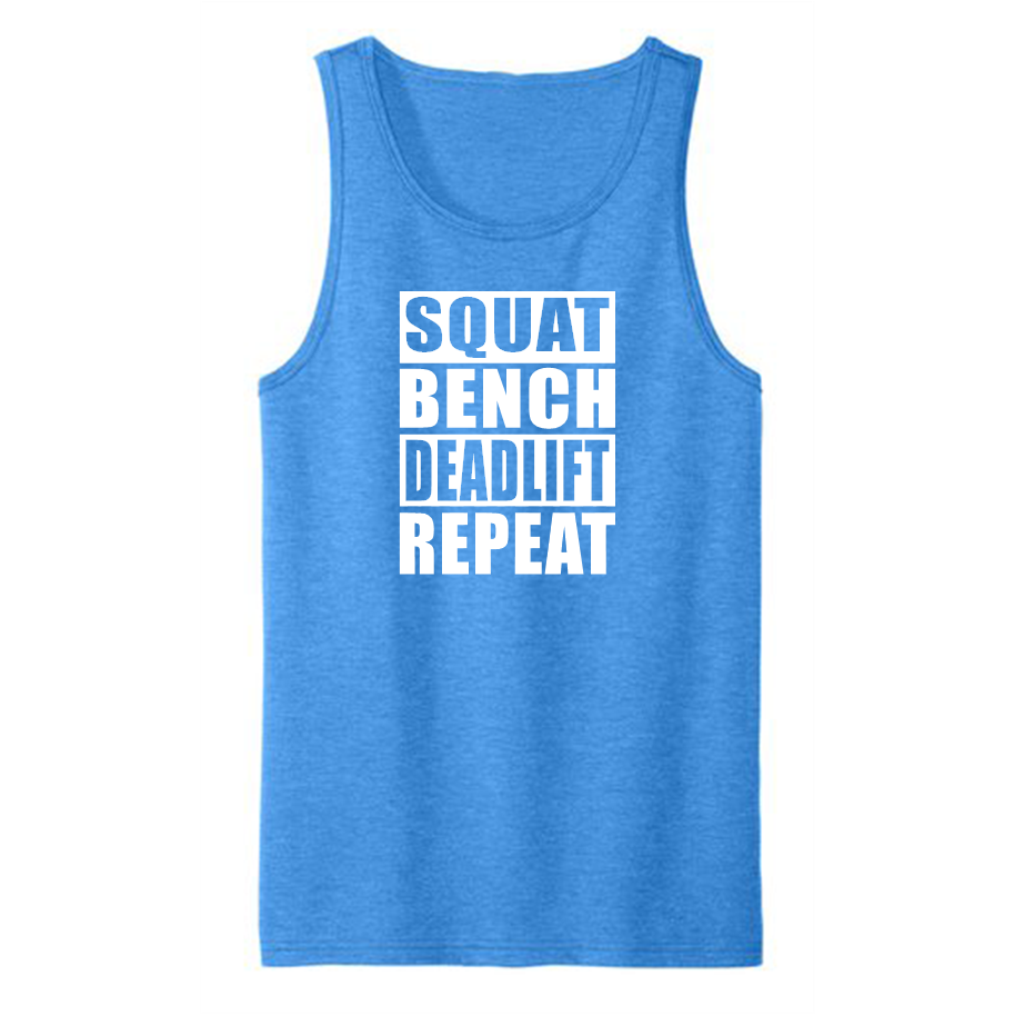 SQUAT/BENCH/DEADLIFT/REPEAT-Men's Shirts