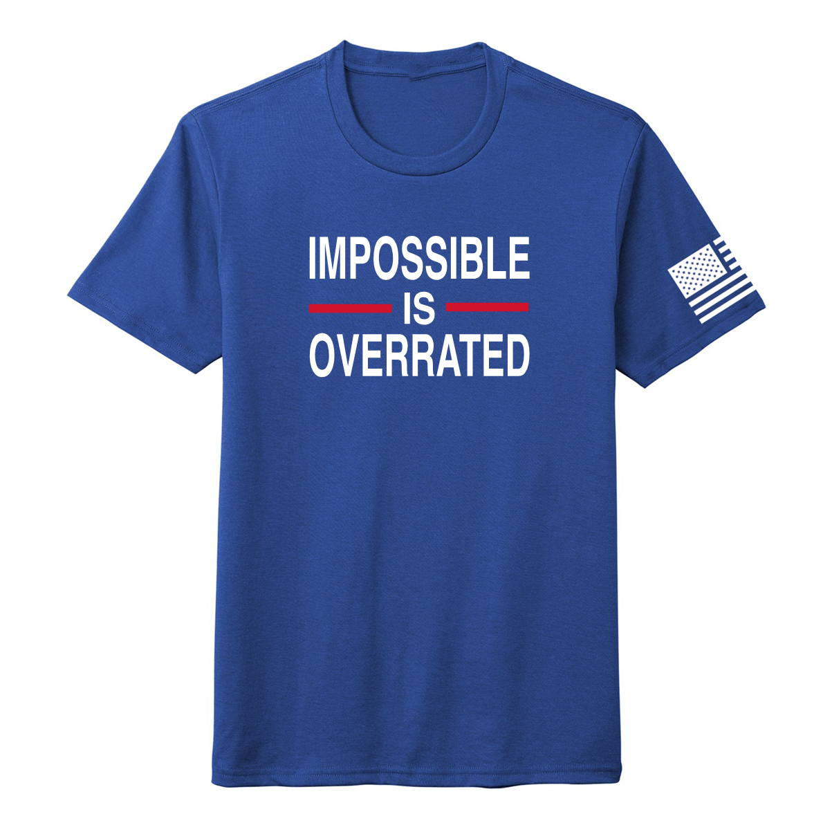 IMPOSSIBLE IS OVERRATED-Men's Shirts