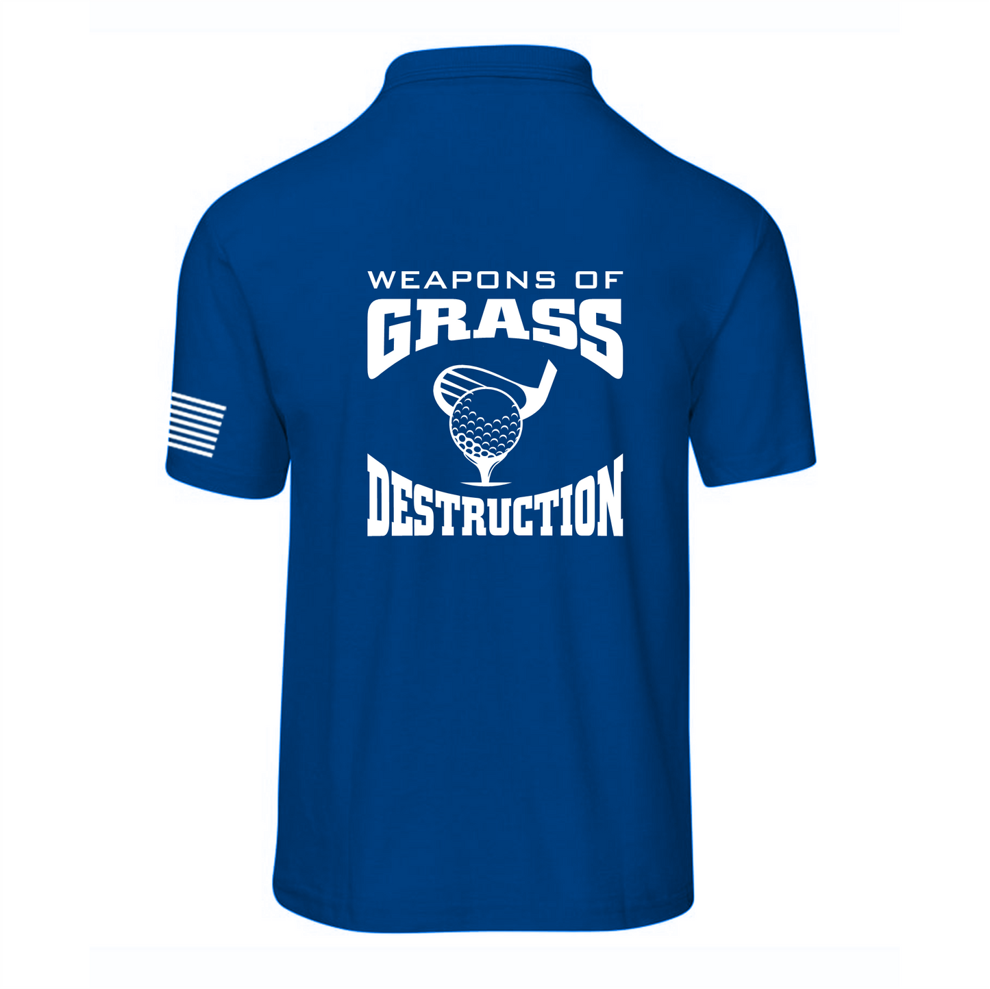 GRASS DESTRUCTION -Men's Golf Shirt