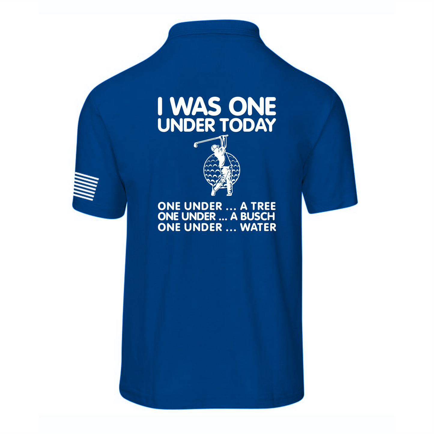 ONE UNDER -Men's Golf Shirt