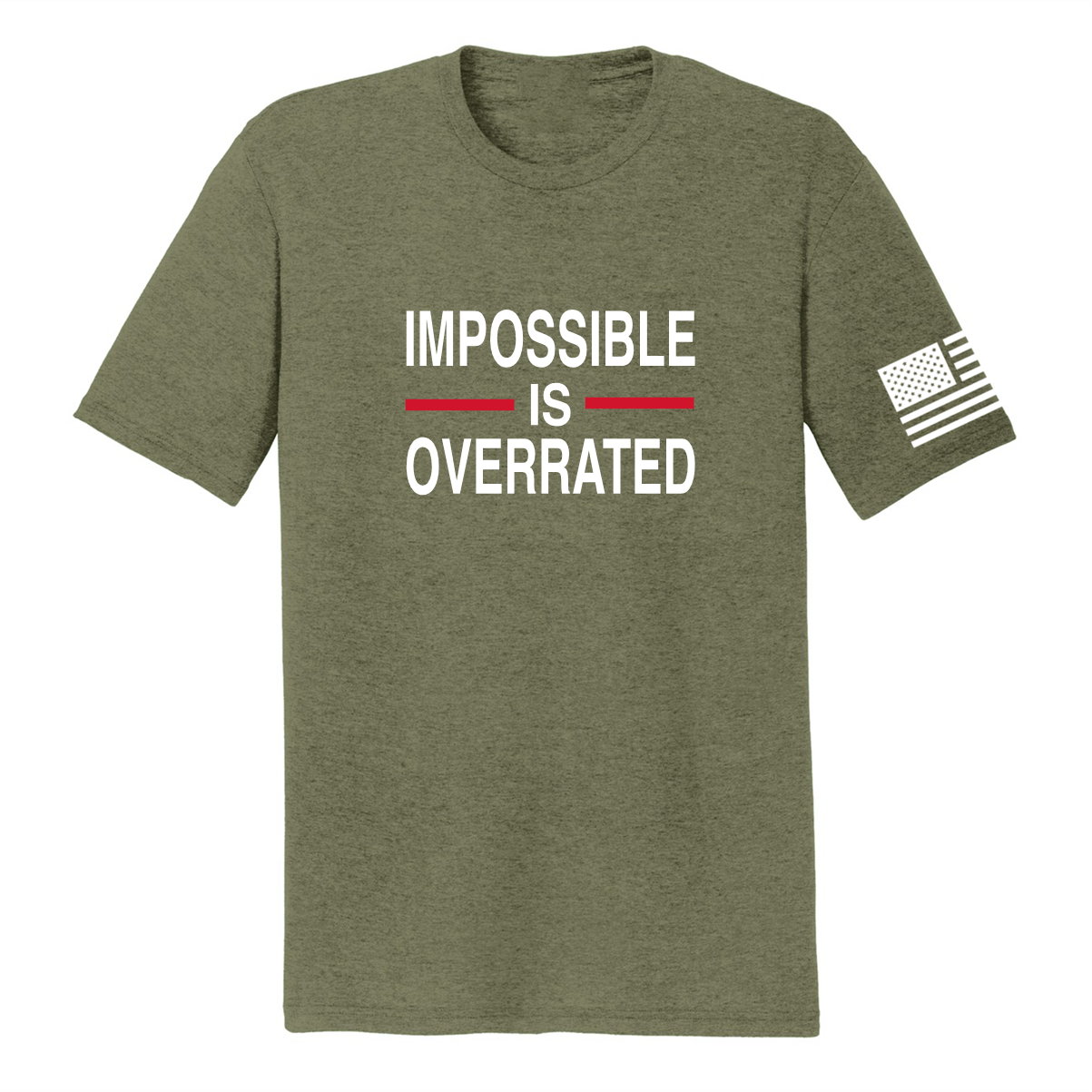 IMPOSSIBLE IS OVERRATED-Men's Shirts