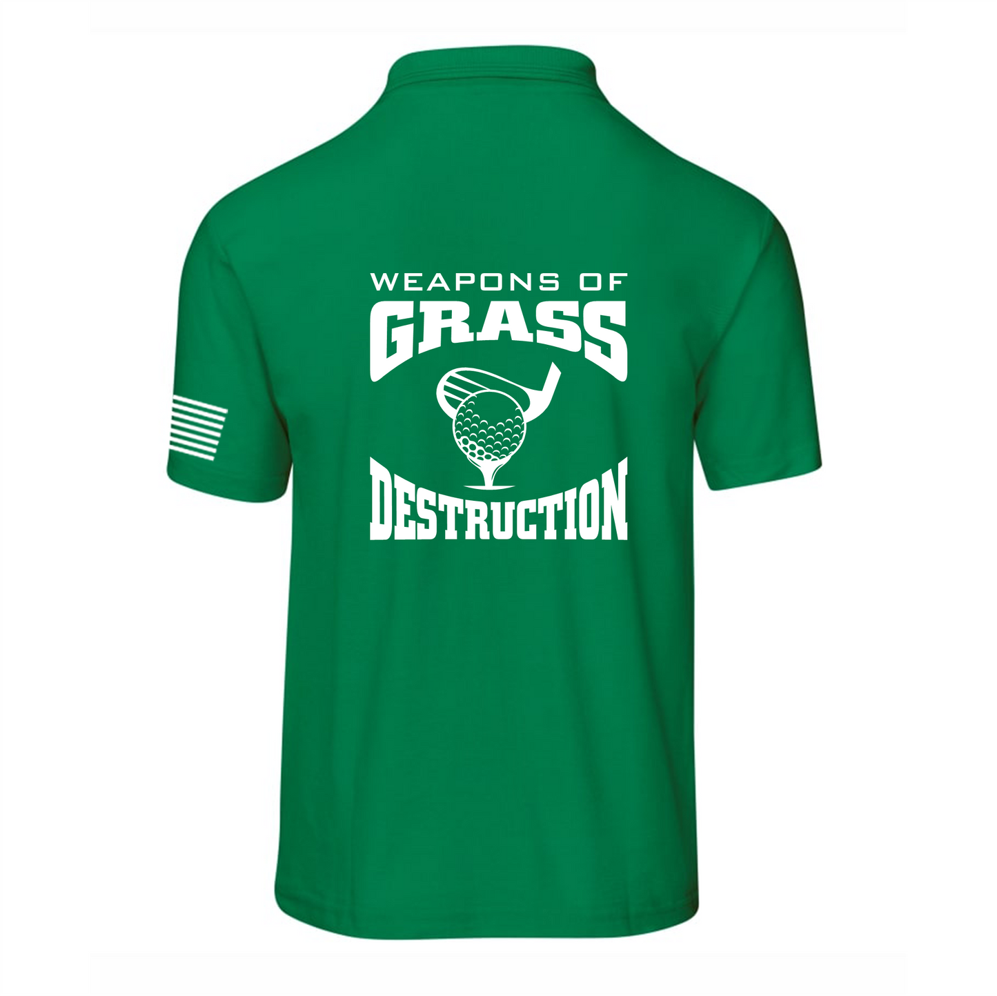 GRASS DESTRUCTION -Men's Golf Shirt