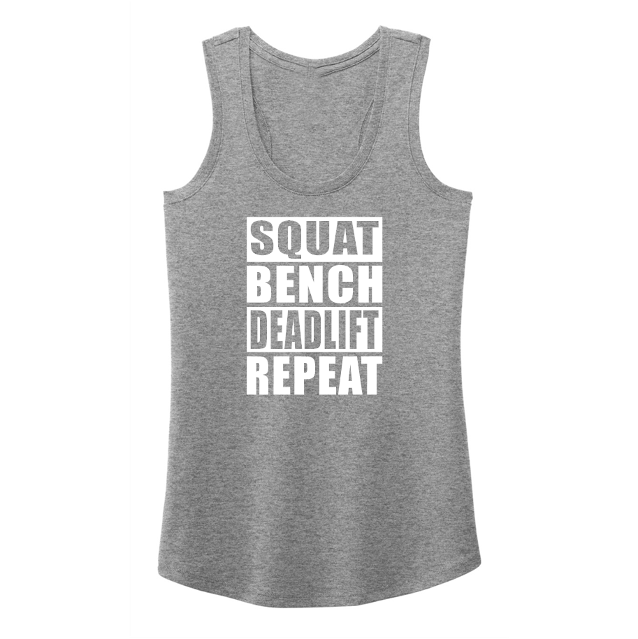 SQUAT/BENCH/DEADLIFT/REPEAT-Men's Shirts