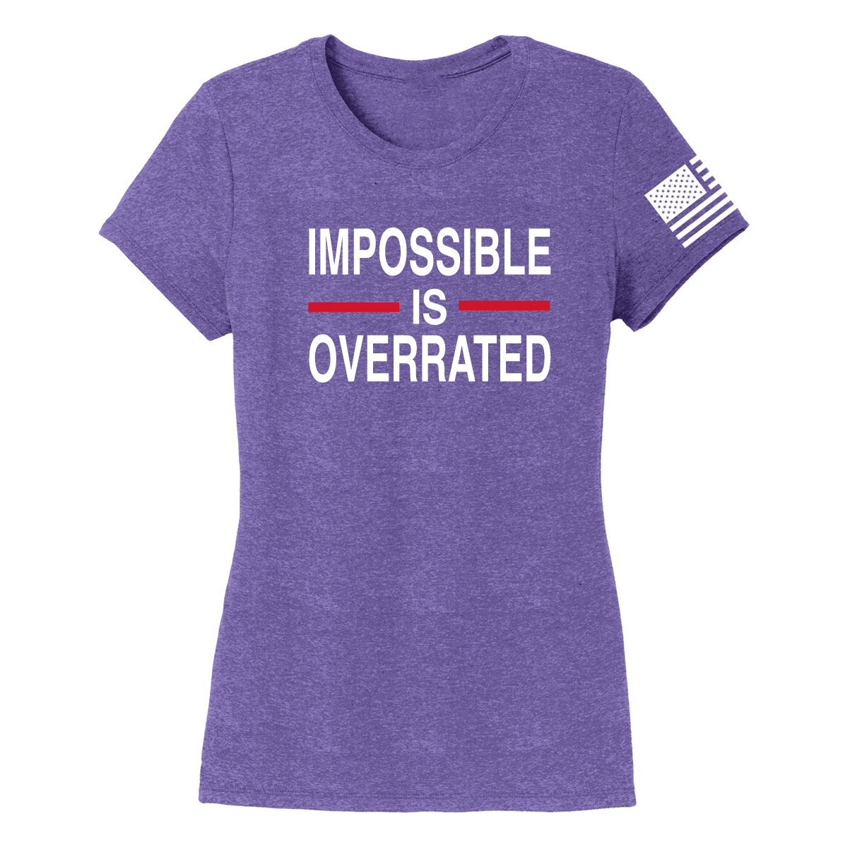 IMPOSSIBLE IS OVERRATED-Women's Shirts