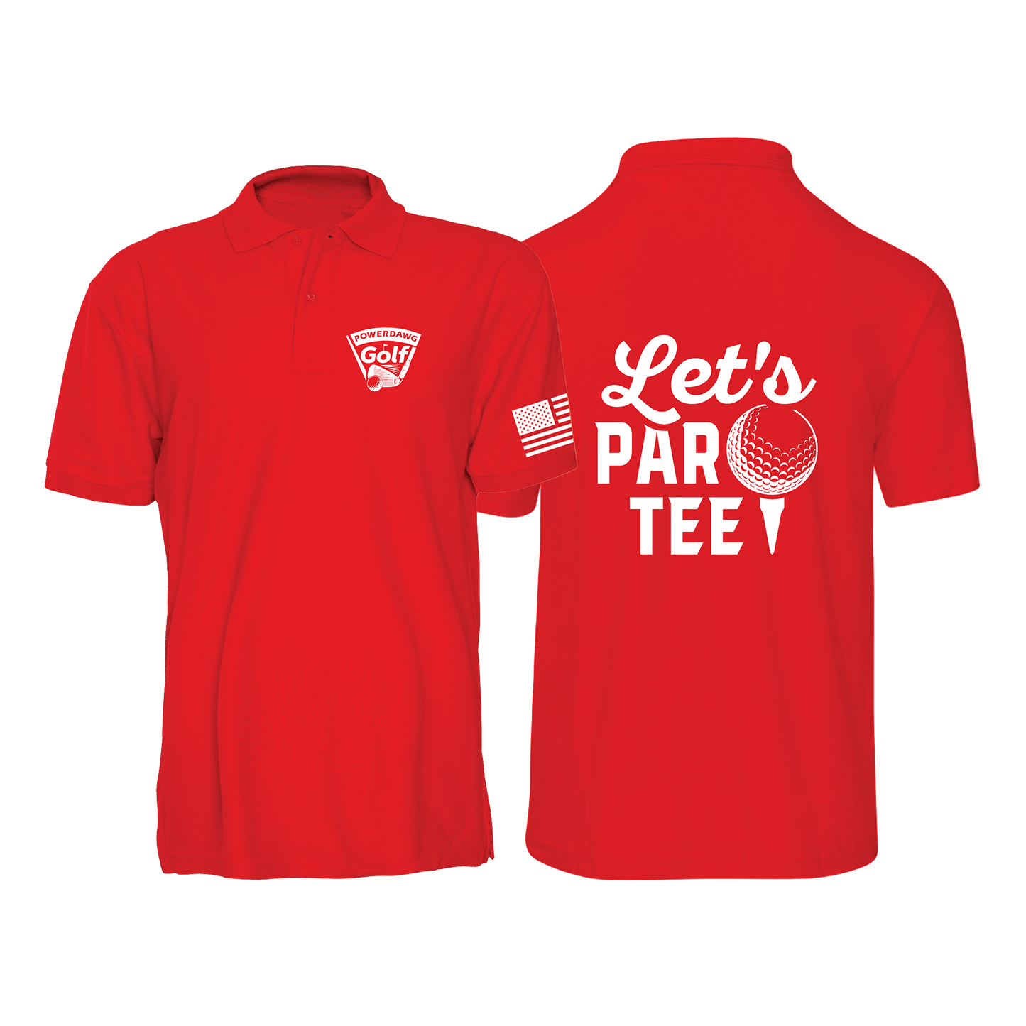 LET'S PAR TEE -Men's Golf Shirt