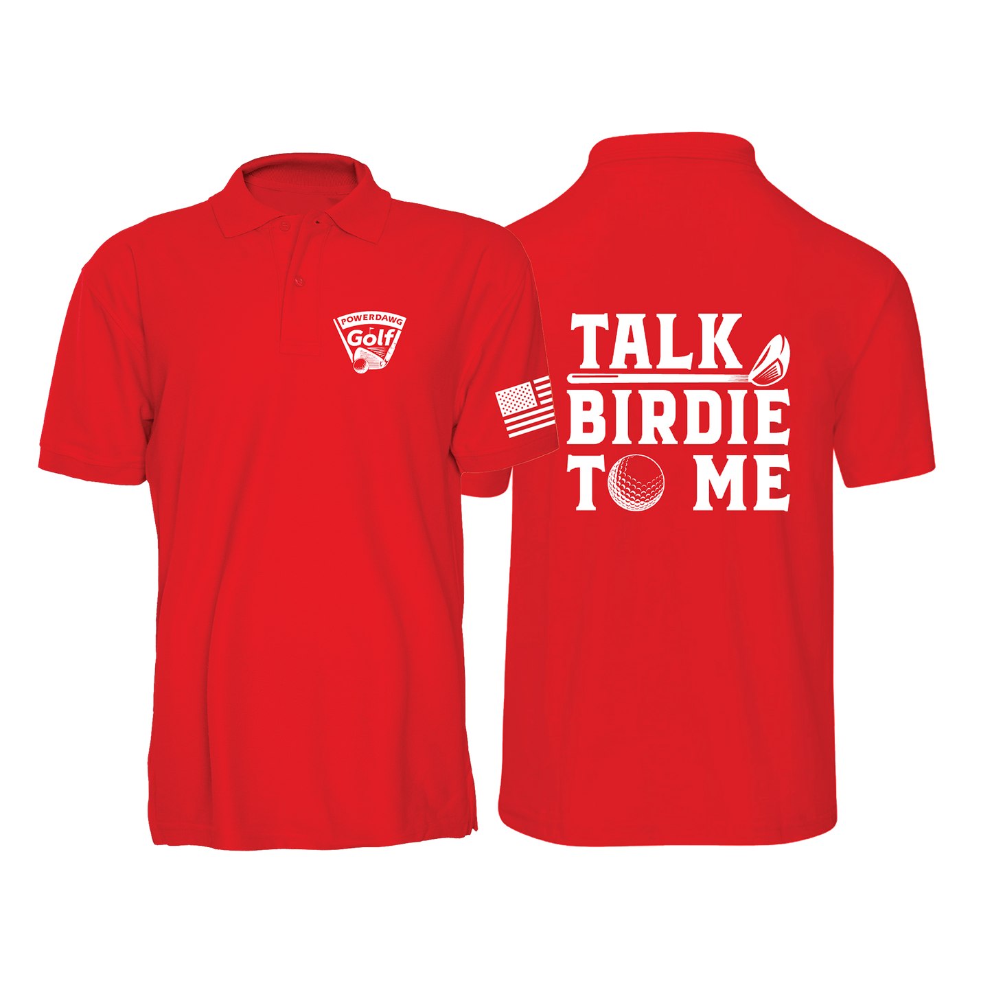 TALK BIRDIE TO ME -Men's Golf Shirt