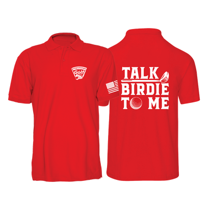 TALK BIRDIE TO ME -Men's Golf Shirt